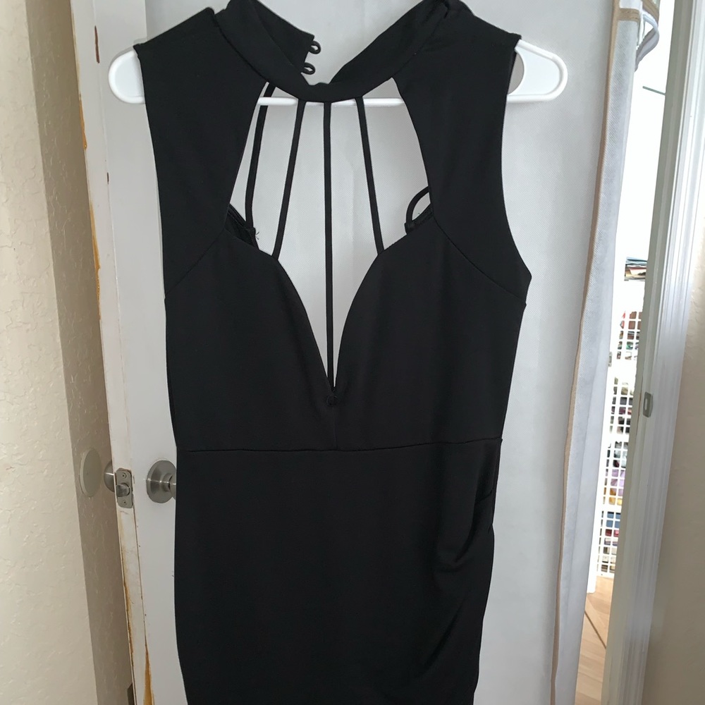 Fashion nova Come and see me dress Black Large